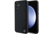 Mobil - Covers & Cases - Mercedes Leather Debossed Line MagSafe Case for Samsung Galaxy S24+ - Black - 3666339240950