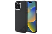 Mobil - Covers & Cases - Mercedes MEHMP16L23SUGDK iPhone 16 Pro 6.3" Black/Black Hardcase Silicone Tonal Logo Wood Pattern MagSafe - 3666339326982