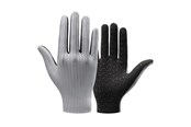 Cykeltilbehør - Rockbros Breathable Full Finger Cycling Gloves Size: XL - Gray - 8386824304497