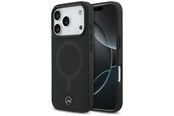 Mobil - Covers & Cases - Mercedes Plain Smooth Leather MagSafe Case for iPhone 17 Pro - Black - 3666339568504