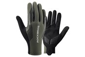Cykeltilbehør - Rockbros cycling gloves spring/summer/autumn full size: L - green - 8386824304664