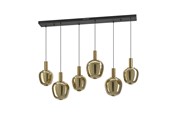 Lamper - EGLO Stars of Light FRUITERA langbordspendel, sort/børstet messing - 390466