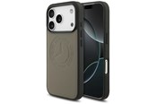 Mobil - Covers & Cases - Mercedes Leather Vintage MagSafe Logo Case for iPhone 17 Pro - Beige - 3666339508111