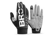 Cykeltilbehør - Rockbros cycling gloves insulated long size: XXL - black and gray - 8386824304558