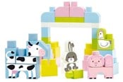 Babylegetøj - Ecoiffier 50 pieces Farm Animals Barrel - 7880