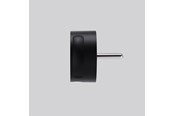 Afbrydermateriel - NORM K, Flad stikprop, Uden jord, Sort - 44001