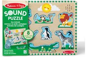Puslespil - Melissa & Doug Sound Puzzle Zoo Animals - 6074882