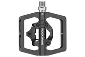 Cykeltilbehør - Rockbros PD15-BK Aluminum Alloy Bicycle Pedal Set - Black - PD15-BK