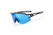 Cykeltilbehør - Rockbros Polarized Cycling Glasses with UV Protection and Corrective Insert Blue Lenses - Black - 8386824303803