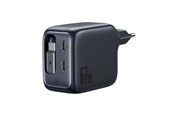 Mobil - Adaptere & Opladere - Baseus EnerCore CJ11 67W Wall Charger with Two USB-C Ports and Retractable USB-C Cable - Black - E0121E00