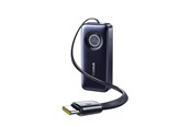 Powerbank - Baseus EnerCore CR11 20000mAh 67W Power Bank with Retractable USB-C Cable - Black Powerbank - 20000 mAh - E0027H00