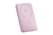 Powerbank - Baseus EnerFill FM12 Qi2 Power Bank 10000mAh 22.5W MagSafe Compatible with White Simple USB-C Cable 20V/3A 0.30m - Pink Powerbank - Pink - 10000 mAh - E0028502
