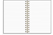 Blokke, Formularer & Notesbøger - Burde Notebook A5 Dark Bloom - 92771400