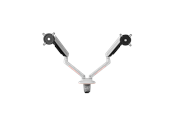 Skærmholder - ONEFORALL Experience Gaming Monitor Arm - Dual - RGB - White - DM8220
