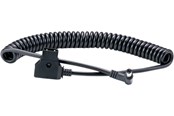 Foto & Videotilbehør - Atomos D-Tap to DC Locked connector Barrel Coiled Cable for Battery Eliminator and all Recorders - ATOMDTPCB2