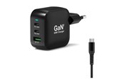 Mobil - Adaptere & Opladere - PORT Designs PORT Connect power adapter - GaN II with 2 m cable - 2 x USB-C USB Type A - 65 Watt - 902065PEU