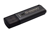 USB Stick - Kingston IronKey Locker+ 50 G2 - Sort - 128GB - USB Stick - IKLP50G2/128GB