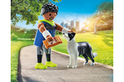 Figur - Playmobil Jogger med Border Collie - 71740