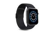 Smartwatch - Tilbehør - Puro Loop Nylon Strap for Apple Watch 42 / 44 / 45 / 49 mm - Black - AW44LOOPBLK