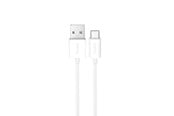 USB kabel - Puro TPE 10W USB-A - USB-C 3m cable - white - PUCAC10W3MTWHI