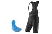 Cykeltilbehør - Rockbros RK2002XL bib shorts with XL pad - black - RK2002XL
