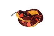 Plys - Wild Republic Plush Toy Snakes 137 cm Rainbow Boa - 89090