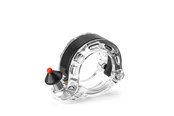Cykeltilbehør - Rockbros 34210028002 Q-shaped bicycle bell - transparent - 34210028002