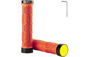 Cykeltilbehør - Rockbros 40720007004 Bicycle Grips with Reflector – Orange - 40720007004