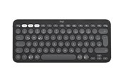 Tastatur - Logitech Pebble Keys 2 K380s Wireless Keyboard - Tonal Rose - Tastatur - Tysk - Pink - 920-011797