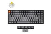 Tastatur - Keychron K2 MAX QMK/VIA Wireless Tri-Mode - Super Banana - Gaming Tastatur - Uden Numpad - Nordisk - Sort - K2M-J4-BO