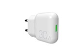 Mobil - Adaptere & Opladere - Puro GaN Charger  SLIMPRO 30W USB-C - White - PUFCMTCUSBC30WG1WHI