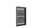 Vægbeslag, AV-Beslag & AV-Møbler - Multibrackets M Pro Series enclosure - Slim - for digital signage display - wire small universal theft protect - black - Max 40 kg - recommended for 43" - 7340234811458