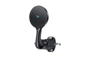 Mobil - Adaptere & Opladere - Wozinsky WCT5-6S4Y Car Holder with Qi/MagSafe 15W Inductive Charger for Air Vent - Black - 5907769372490