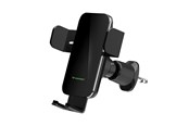 Mobil - Adaptere & Opladere - Wozinsky WEDZ-3Y8S clamp car holder with 15W inductive charger for phone on the air vent - black - 5907769372537