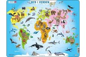 Puslespil - Larsen Puzzles Puzzle Animals in the World - 28 pieces Maxi (36.5x28.5 cm) Floor - A34