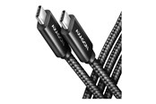 USB kabel - AXAGON BUCM4X-CM05AB - USB-C cable - USB-C to USB-C - 50 cm - BUCM4X-CM05AB