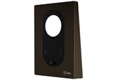 Elbil ladere - Zaptec Go Front Cover, Wood Brown - 70115