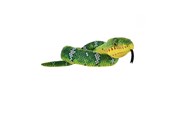 Plys - Wild Republic Plush Toy Snakes 137 cm Emerald Tree Boa Corallus - 28406