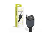 Mobil - Adaptere & Opladere - Mobile Origin 4in1 50W Car Charger CA28 - USB-C + USB-A USB-C and Lightning Cable - MO-CCH-CA28