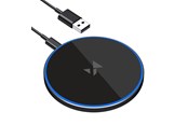 Mobil - Adaptere & Opladere - Wozinsky WLI-01Y 15W Qi Inductive Charger with USB-C Cable - Black - 5907769378881