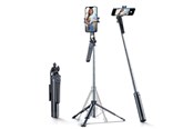 Mobil - Andet Tilbehør - Wozinsky Selfie stick  WC1Y70S telescopic tripod 1.7m with phone holder - black - 5907769384554