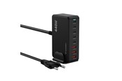 Mobil - Adaptere & Opladere - Wozinsky WSL-440 440W Gan QC3 Charging Station - Black - 5907769385070