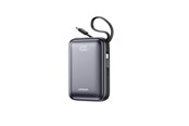 Powerbank - Joyroom JR-PBF29 20000mAh 22.5W Powerbank with Double Cable - Black - 20000 mAh - JR-PBF29-black
