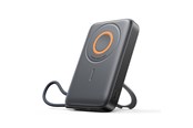 Powerbank - Joyroom JR-PBM02 Powerbank 22.5W 10000mAh 3in1 Magnetic Inductive Compatible with MagSafe with Built-in Cable - Black - 10000 mAh - JR-PBM02