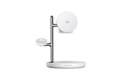Mobil - Adaptere & Opladere - Joyroom JR-W23 Qi2 4-in-1 desktop charger with built-in inductive night light - white - JR-W23