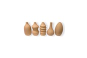 Boligindretning - Simiu MINI VASES - 8 cm - 5 stk - Lys Fersken - 5714255012422