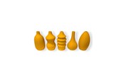Boligindretning - Simiu MINI VASES - 8 cm - 5 stk - Senneps Gul - 5714255012446
