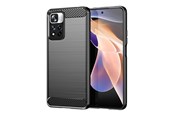 Mobil - Covers & Cases - Hurtel Carbon Case flexible case cover Xiaomi Redmi Note 11 Pro+ 5G (China) / 11 Pro 5G (China) / Mi11i HyperCharge / Poco X4 NFC Black - 5907769337468