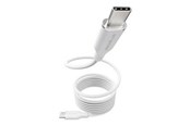 USB kabel - empower by PanzerGlass Magnetic 240W USB-C to USB-C Cable | USB 2.0 | 1.5M | Silver White - EM84572