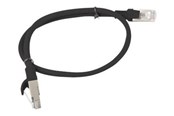 Netværkskabel - Lanberg patch cable - 50 cm - black RAL 9004 - Sort - 0.5m - PCU6-10CC-0050-BK